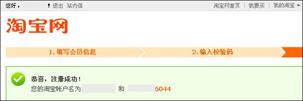 淘寶店怎么開之注冊支付寶步驟5