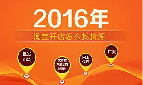 淘寶開店怎么找貨源