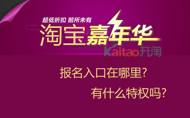 雙十一嘉年華報(bào)名入口