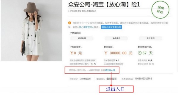 放心淘退出