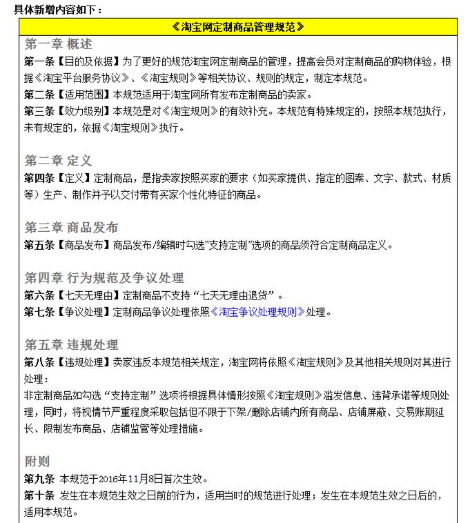 《淘寶網(wǎng)定制商品管理規(guī)范》 《淘寶網(wǎng)定制商品管理規(guī)范》