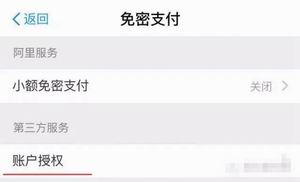 授權賬戶