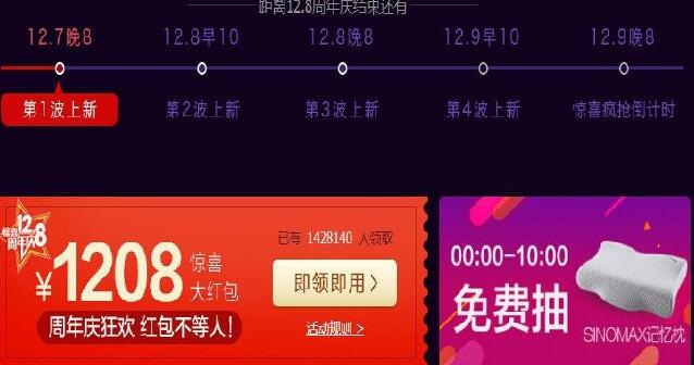 唯品會12.8周年慶