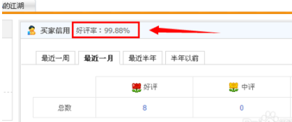 淘寶怎么看買家的差評率 淘寶怎么看買家的差評率