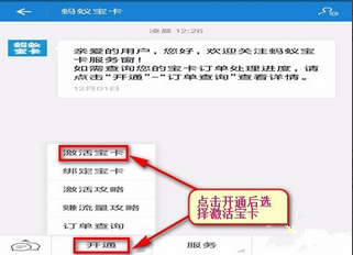 螞蟻寶卡怎么人工激活