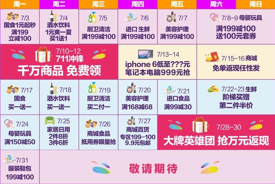 1號店9周年慶有什么活動?1號店9周年慶活動日歷
