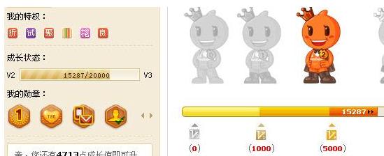 天貓會員等級劃分是如何查看，如何升級?