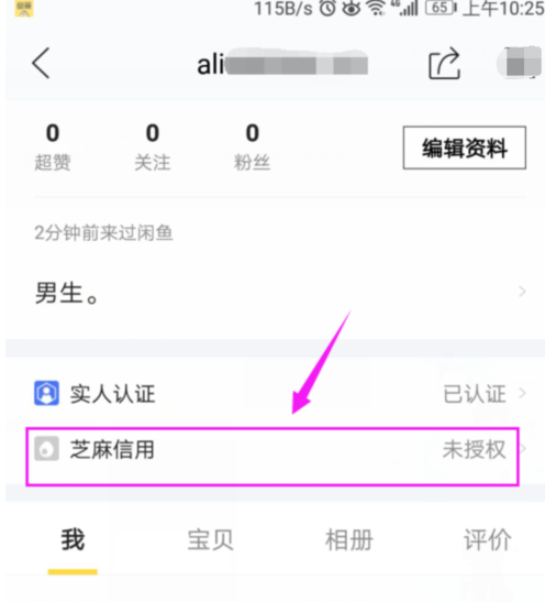 閑魚芝麻信用未授權4.png