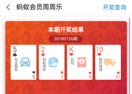 支付寶周周樂