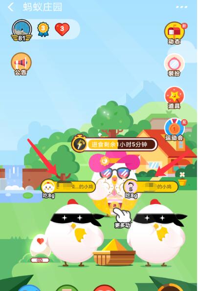 螞蟻莊園胖湊小雞