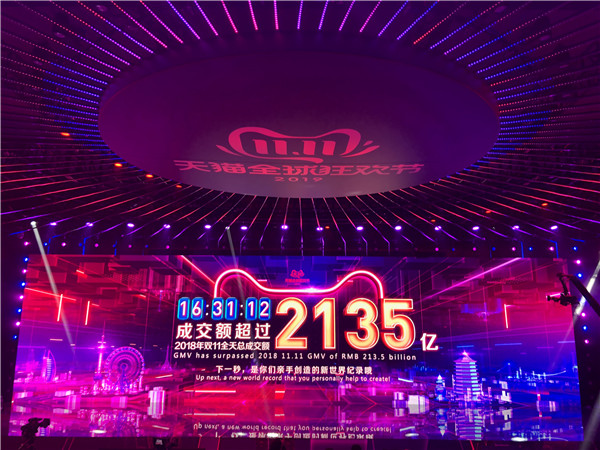 天貓“雙11”1天成交額2684億！又“買”出了新紀(jì)錄